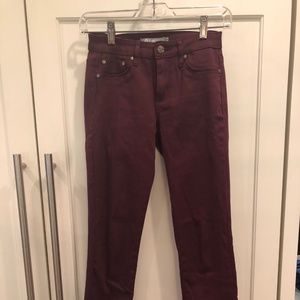 Tractr Women's Jeans Size 25 Cranberry